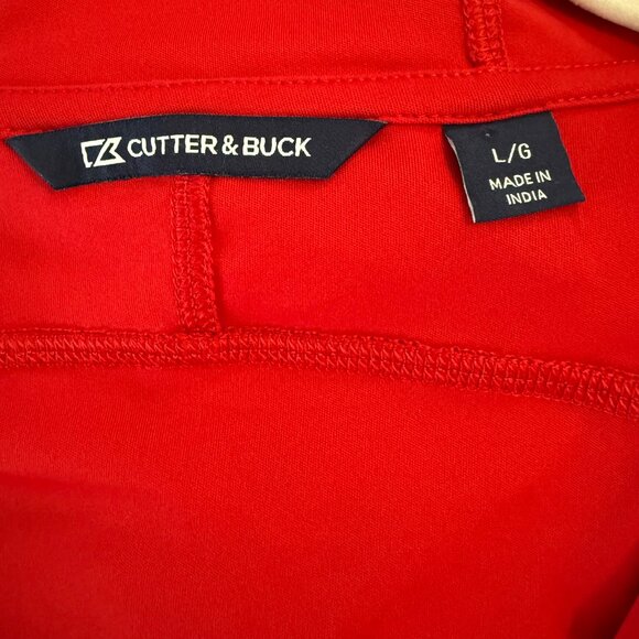 Cutter and Buck 2 Performance Quarter Zip Hoodies Black and Red Women's Large - Picture 9 of 12